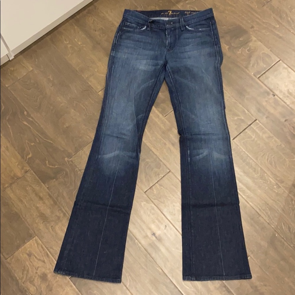 7 For All Mankind - High Waist Bootcut Jeans